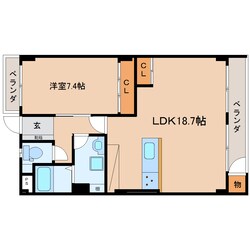 新静岡駅 徒歩20分 2階の物件間取画像